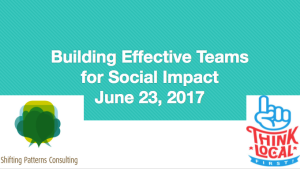 Building Effective Teams For Social Impact